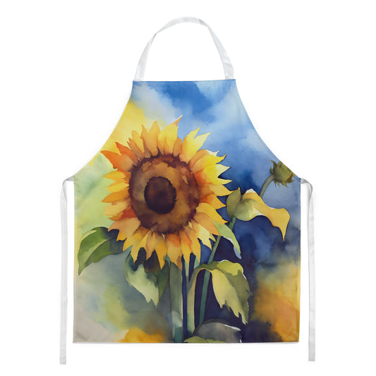 Buy this Sunflowers in Watercolor Apron