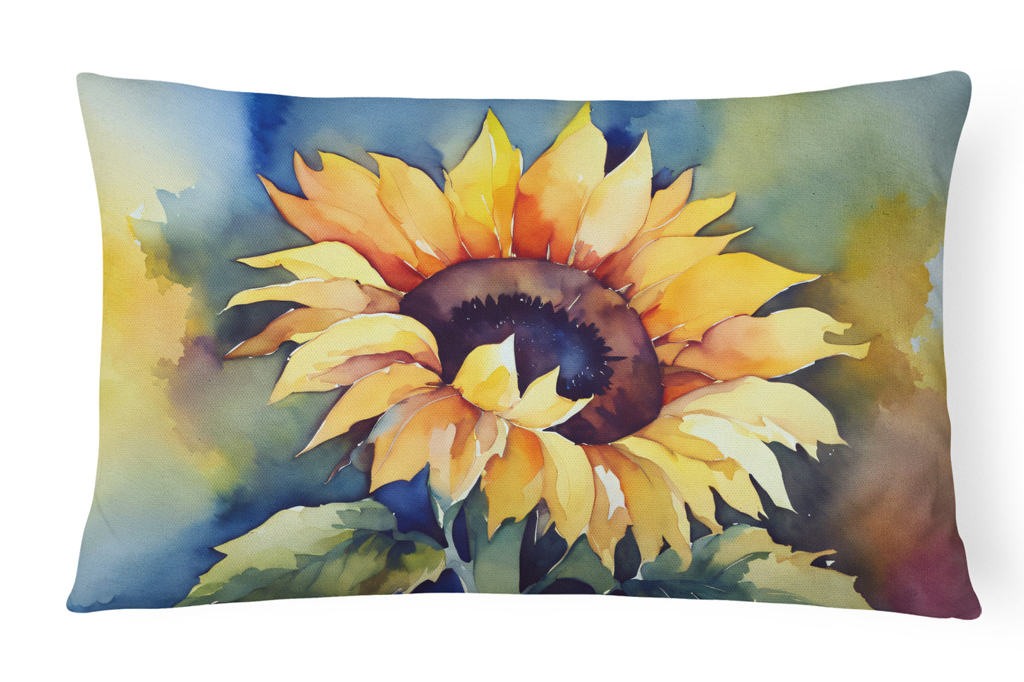 Buy this Sunflowers in Watercolor Throw Pillow