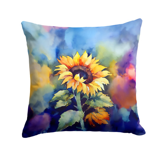 Buy this Sunflowers in Watercolor Throw Pillow