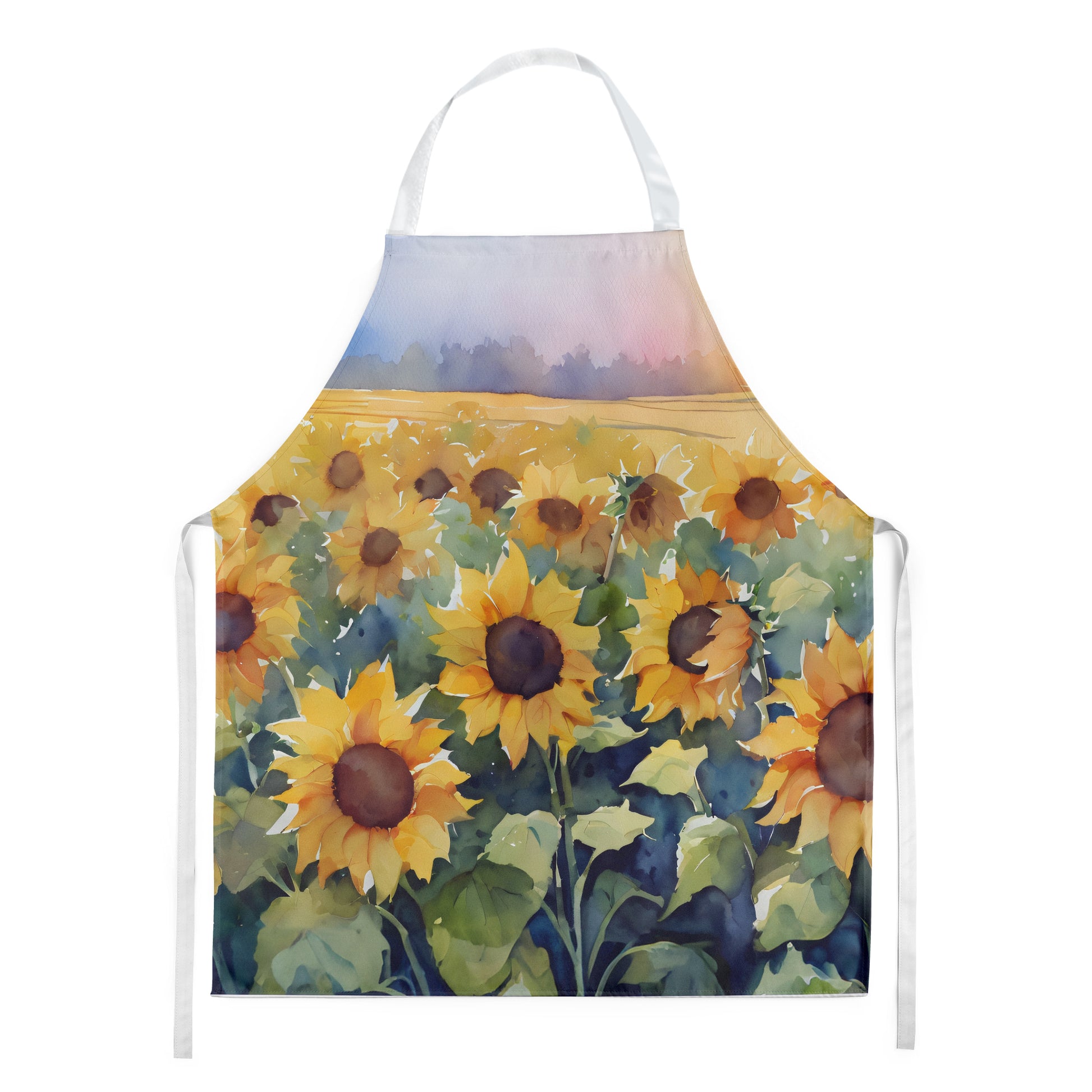 Buy this Sunflowers in Watercolor Apron