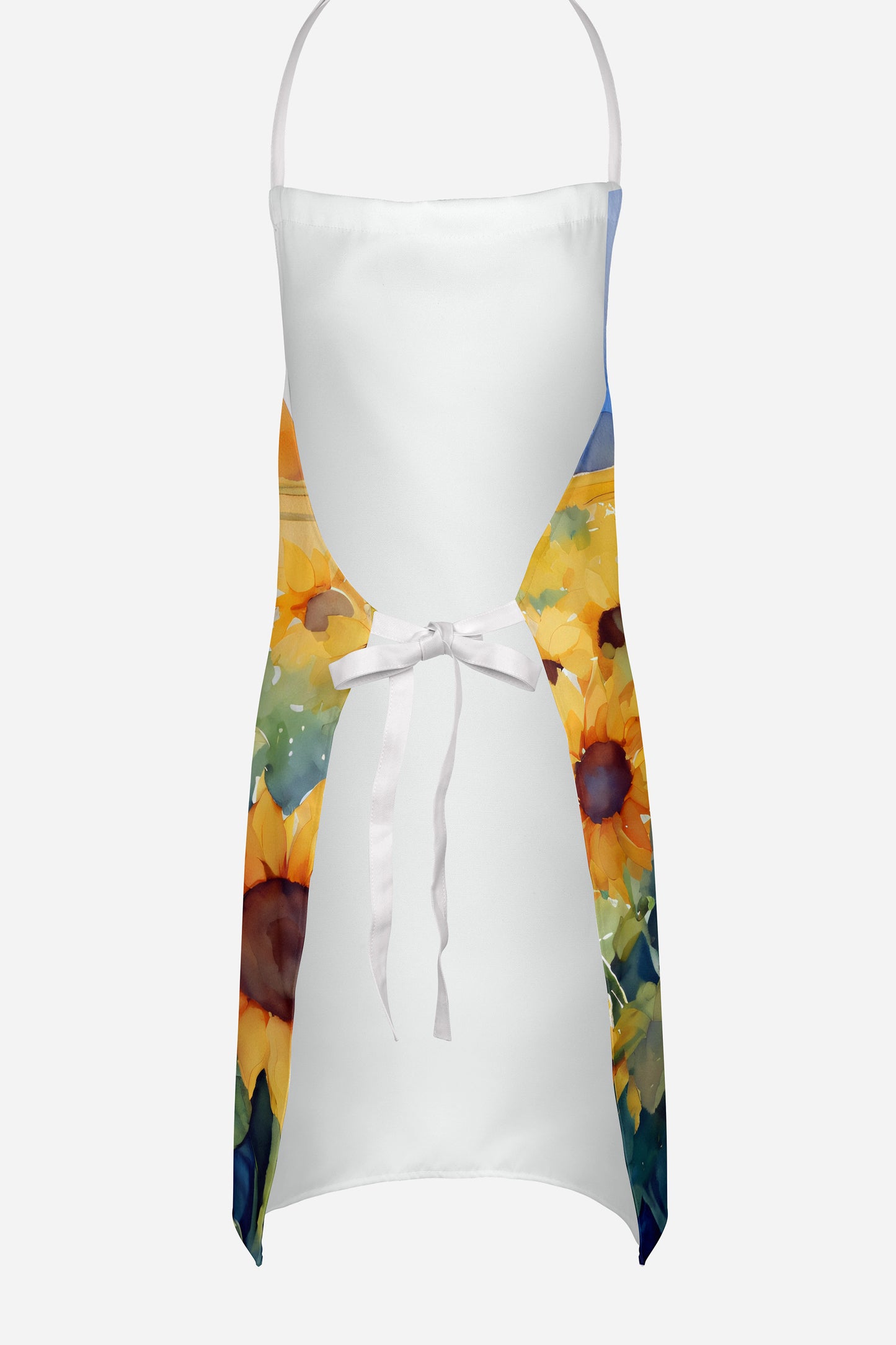 Sunflowers in Watercolor Apron