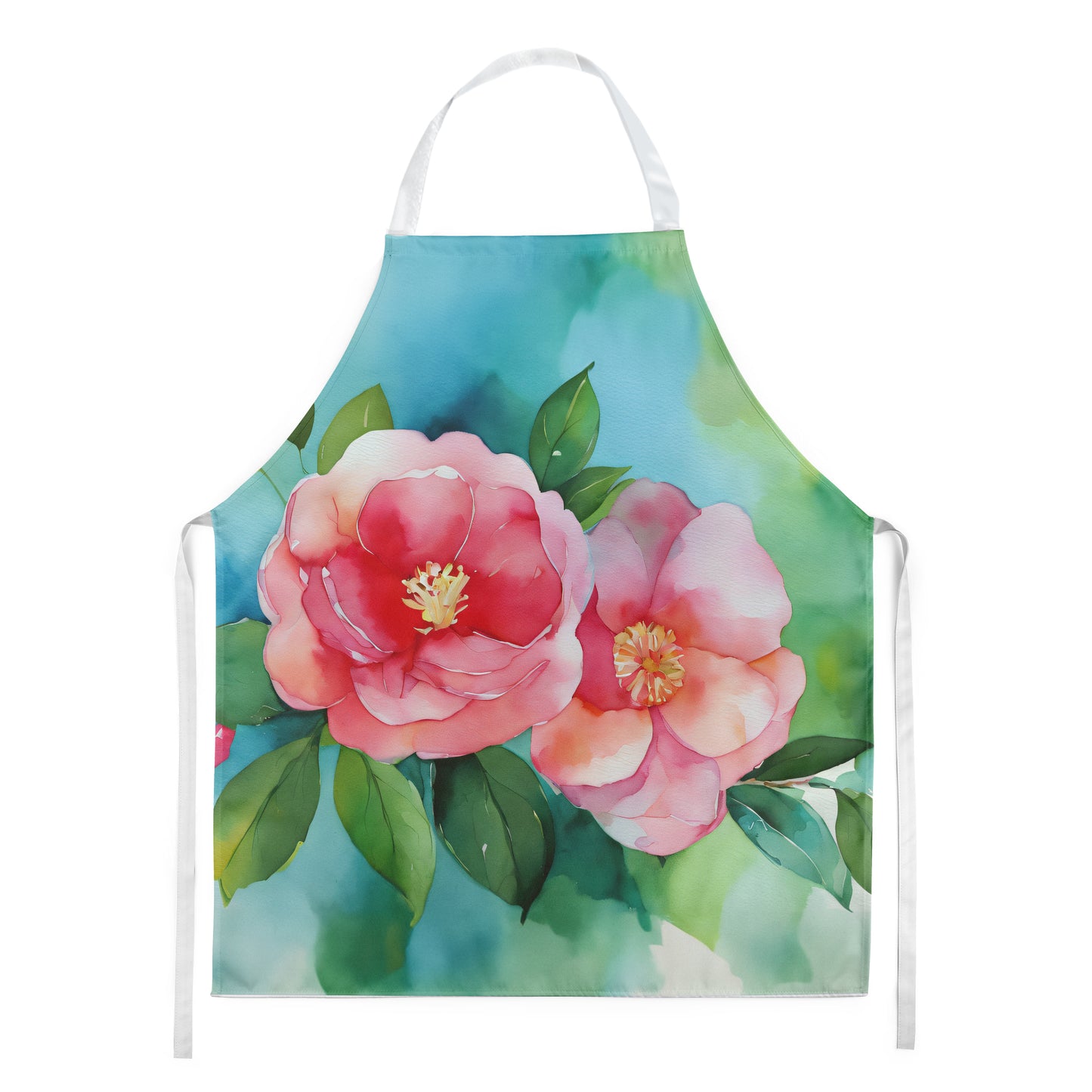 Buy this Alabama Camellia in Watercolor Apron