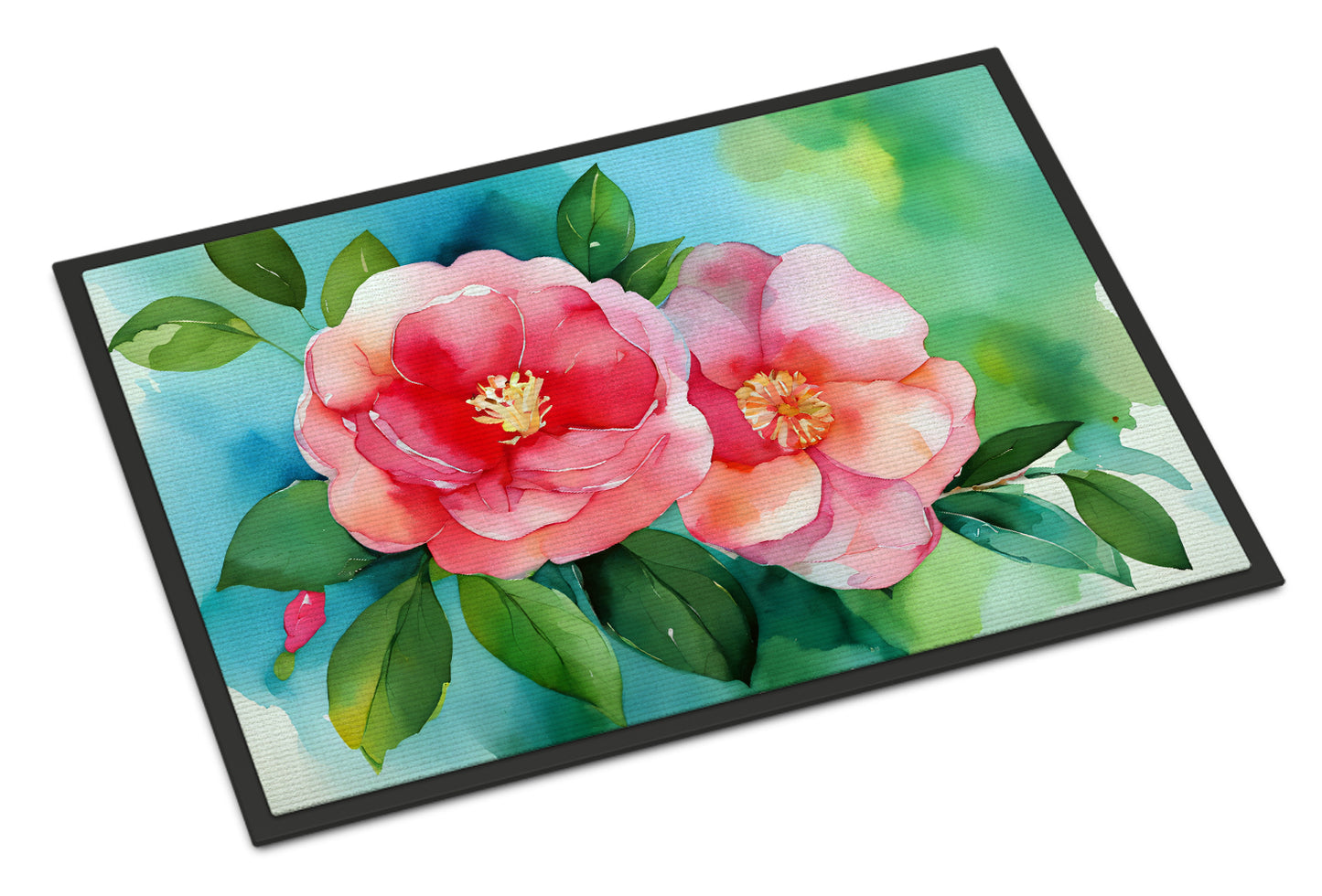 Buy this Alabama Camellia in Watercolor Doormat