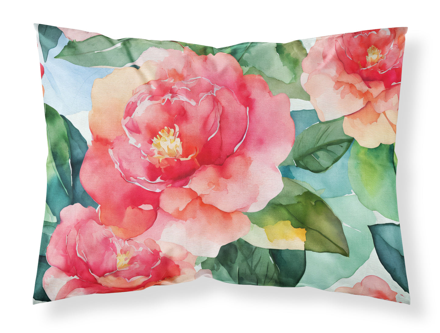 Buy this Alabama Camellia in Watercolor Standard Pillowcase