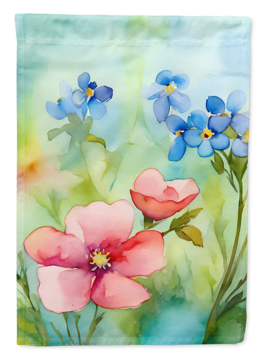 Buy this Alaska Forget-me-nots in Watercolor Garden Flag