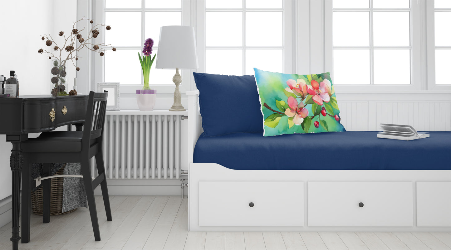 Arkansas Apple Blossom in Watercolor Standard Pillowcase
