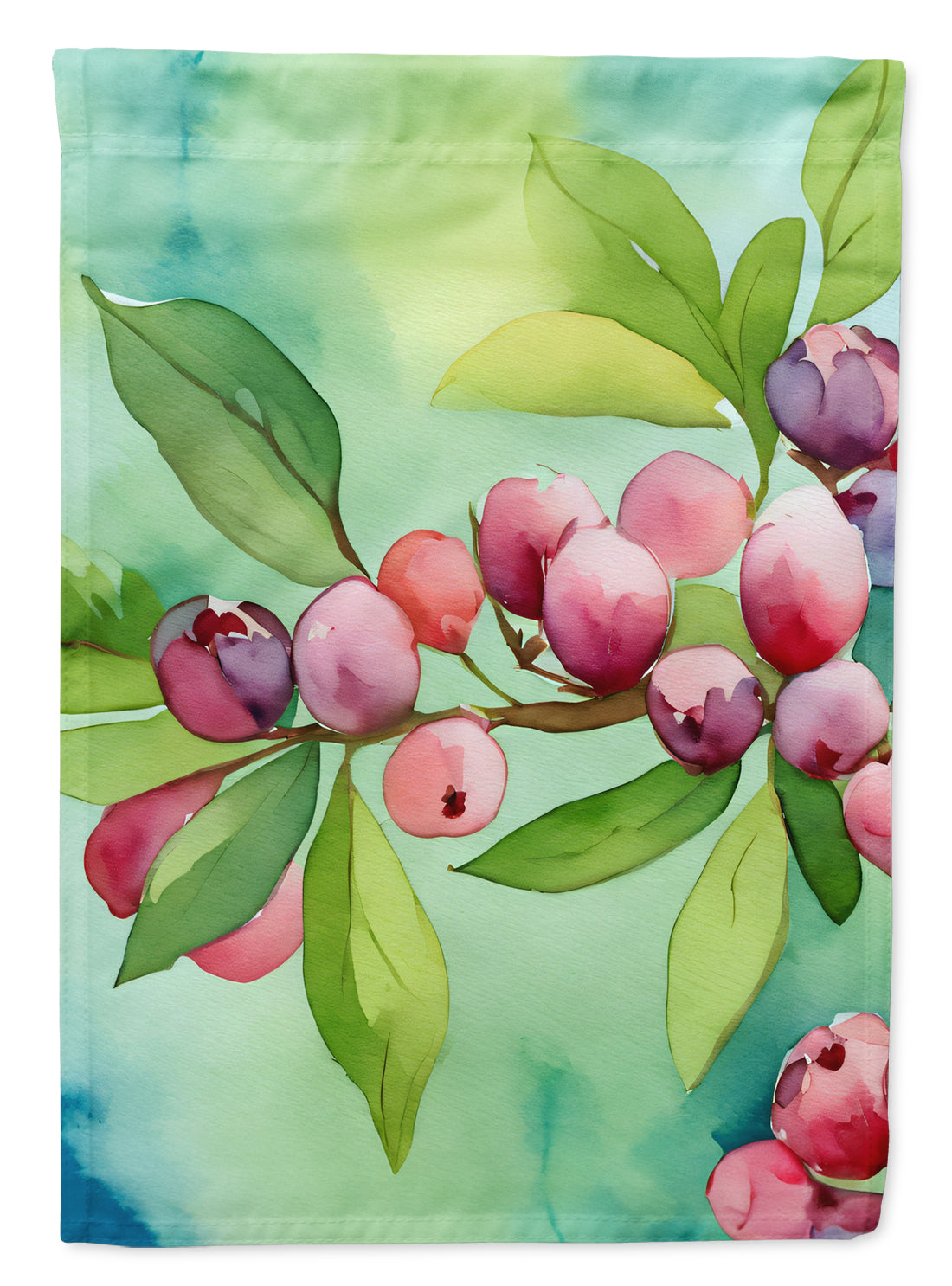 Buy this Connecticut Mountain Laurels in Watercolor Garden Flag