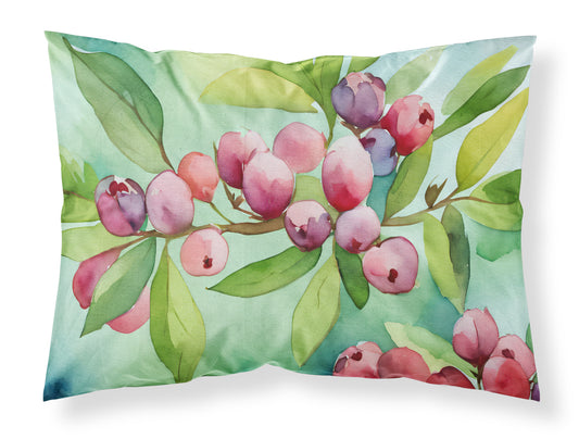 Buy this Connecticut Mountain Laurels in Watercolor Standard Pillowcase