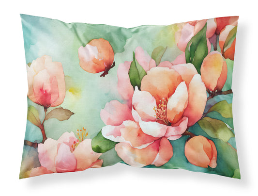 Buy this Delaware Peach Blossom in Watercolor Standard Pillowcase