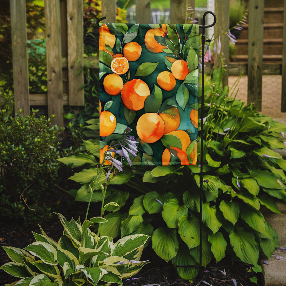 Florida Orange Blossom in Watercolor Garden Flag