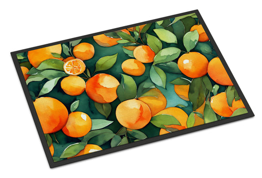 Buy this Florida Orange Blossom in Watercolor Doormat