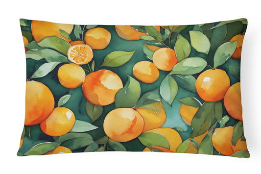 Buy this Florida Orange Blossom in Watercolor Throw Pillow