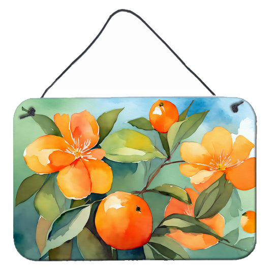 Buy this Florida Orange Blossom in Watercolor Wall or Door Hanging Prints