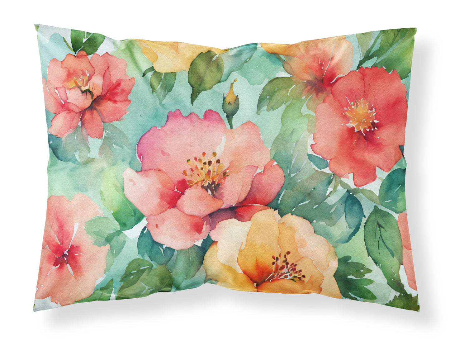 Buy this Georgia Cherokee Rose in Watercolor Standard Pillowcase