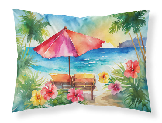 Buy this Hawaii Hawaiian Hibiscus in Watercolor Standard Pillowcase