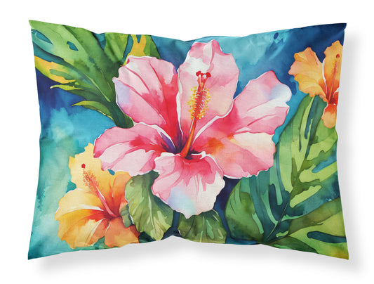 Buy this Hawaii Hawaiian Hibiscus in Watercolor Standard Pillowcase