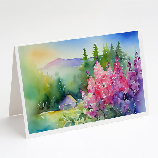 Buy this Idaho Syringa in Watercolor Greeting Cards Pack of 8