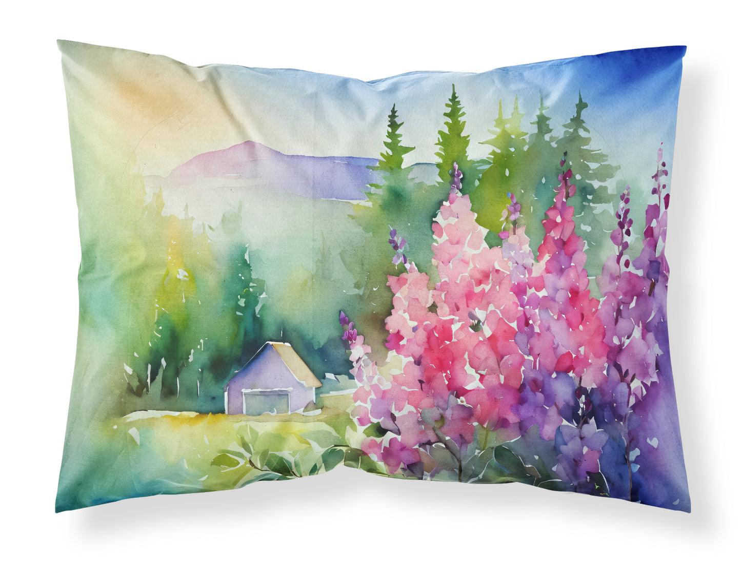 Buy this Idaho Syringa in Watercolor Standard Pillowcase