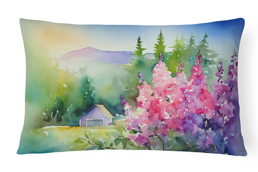 Buy this Idaho Syringa in Watercolor Throw Pillow