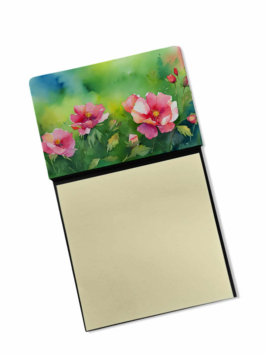 Buy this Iowa Wild Prairie Roses in Watercolor Sticky Note Holder