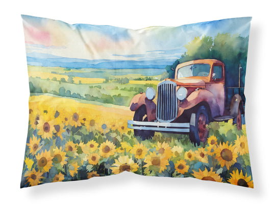 Buy this Kansas Sunflowers in Watercolor Standard Pillowcase