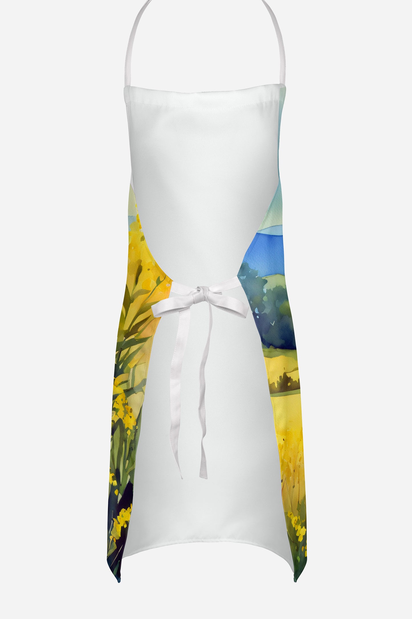 Kentucky Goldenrod in Watercolor Apron