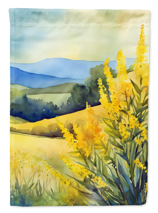 Buy this Kentucky Goldenrod in Watercolor House Flag