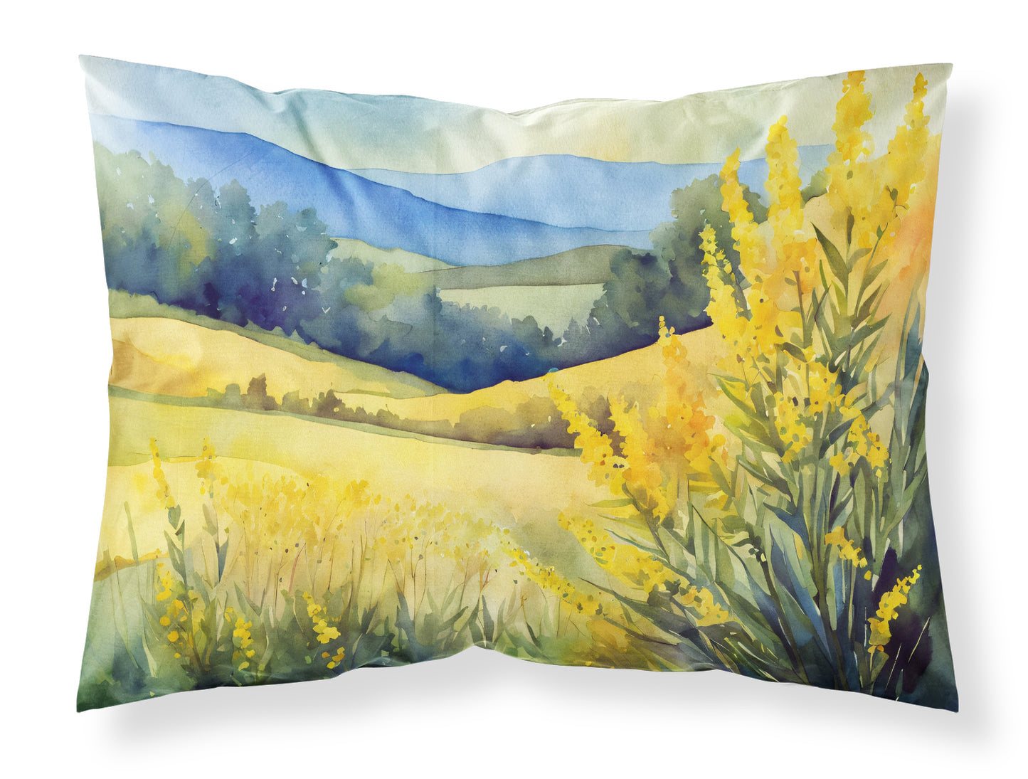 Buy this Kentucky Goldenrod in Watercolor Standard Pillowcase