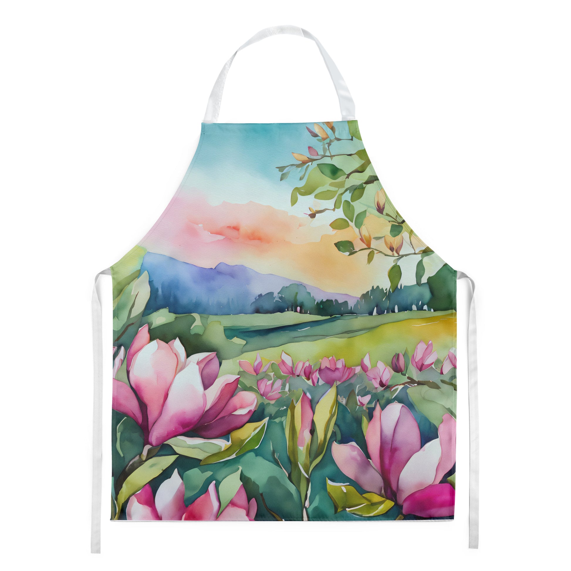 Buy this Louisiana Magnolias in Watercolor Apron