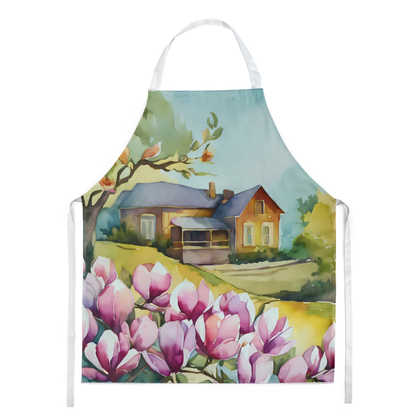 Buy this Louisiana Magnolias in Watercolor Apron