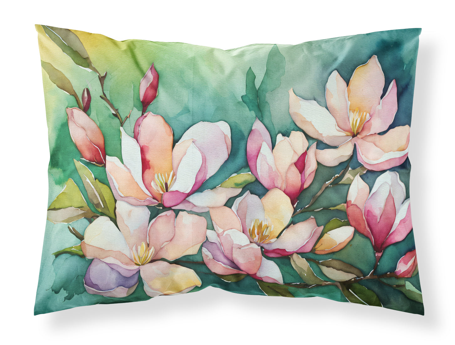 Buy this Louisiana Magnolias in Watercolor Standard Pillowcase