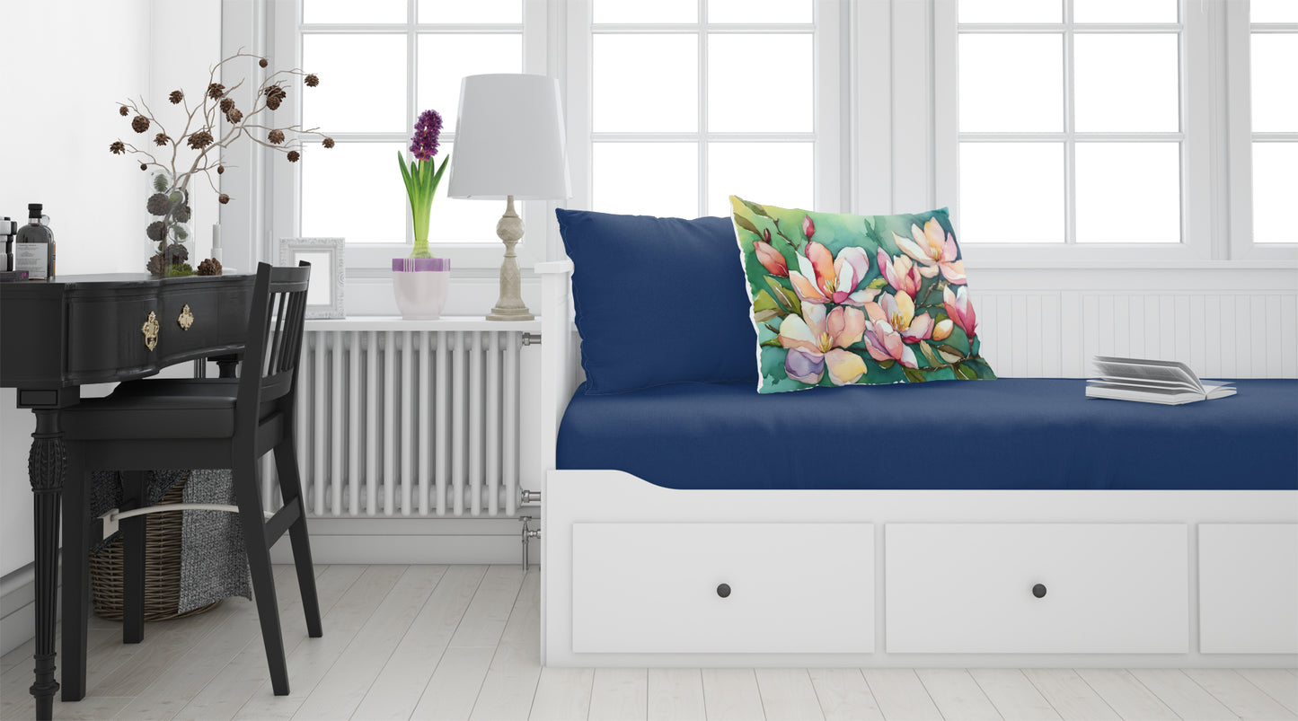 Louisiana Magnolias in Watercolor Standard Pillowcase