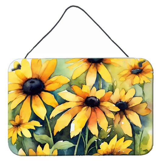 Buy this Maryland Black-Eyed Susans in Watercolor Wall or Door Hanging Prints