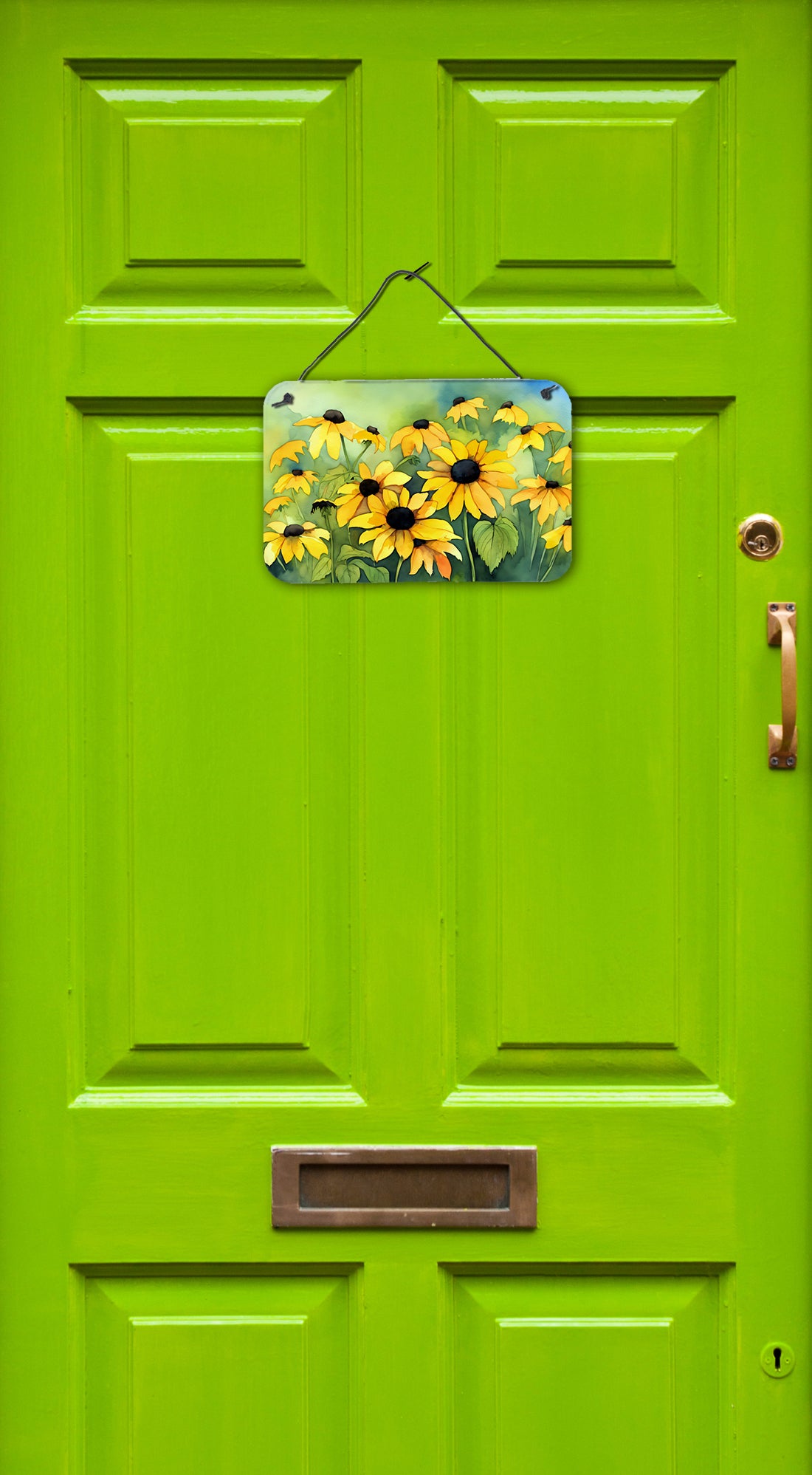 Maryland Black-Eyed Susans in Watercolor Wall or Door Hanging Prints