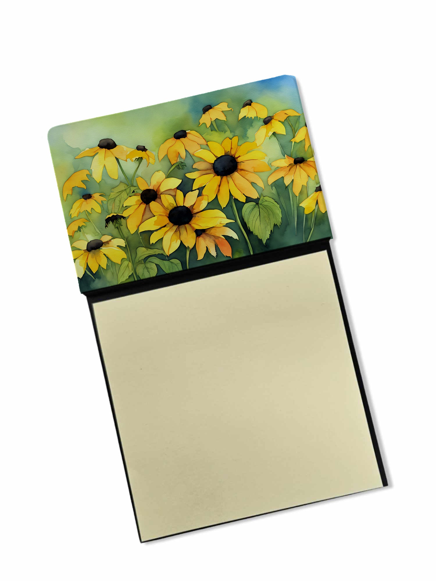 Buy this Maryland Black-Eyed Susans in Watercolor Sticky Note Holder