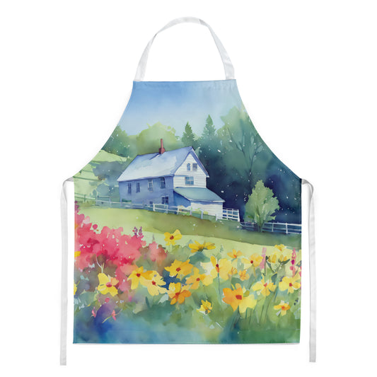 Buy this Massachusetts Mayflowers in Watercolor Apron