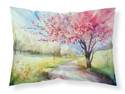 Buy this Michigan Apple Blossoms in Watercolor Standard Pillowcase