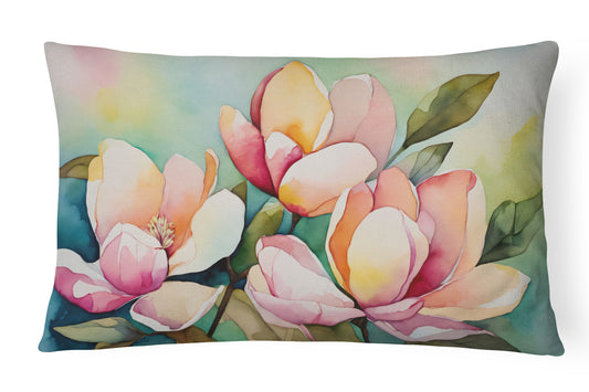 Buy this Mississippi Magnolia in Watercolor Throw Pillow