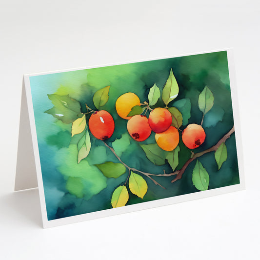 Buy this Missouri Hawthorns in Watercolor Greeting Cards Pack of 8