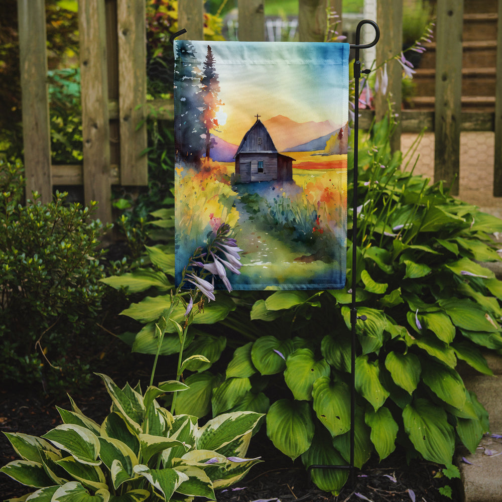 Montana Bitterroot in Watercolor Garden Flag