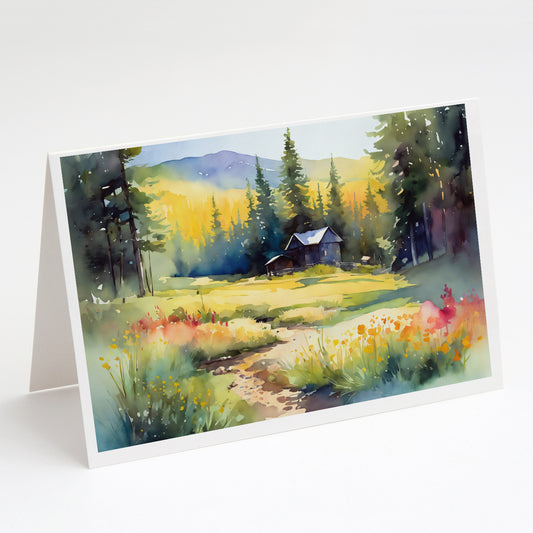 Buy this Montana Bitterroot in Watercolor Greeting Cards Pack of 8