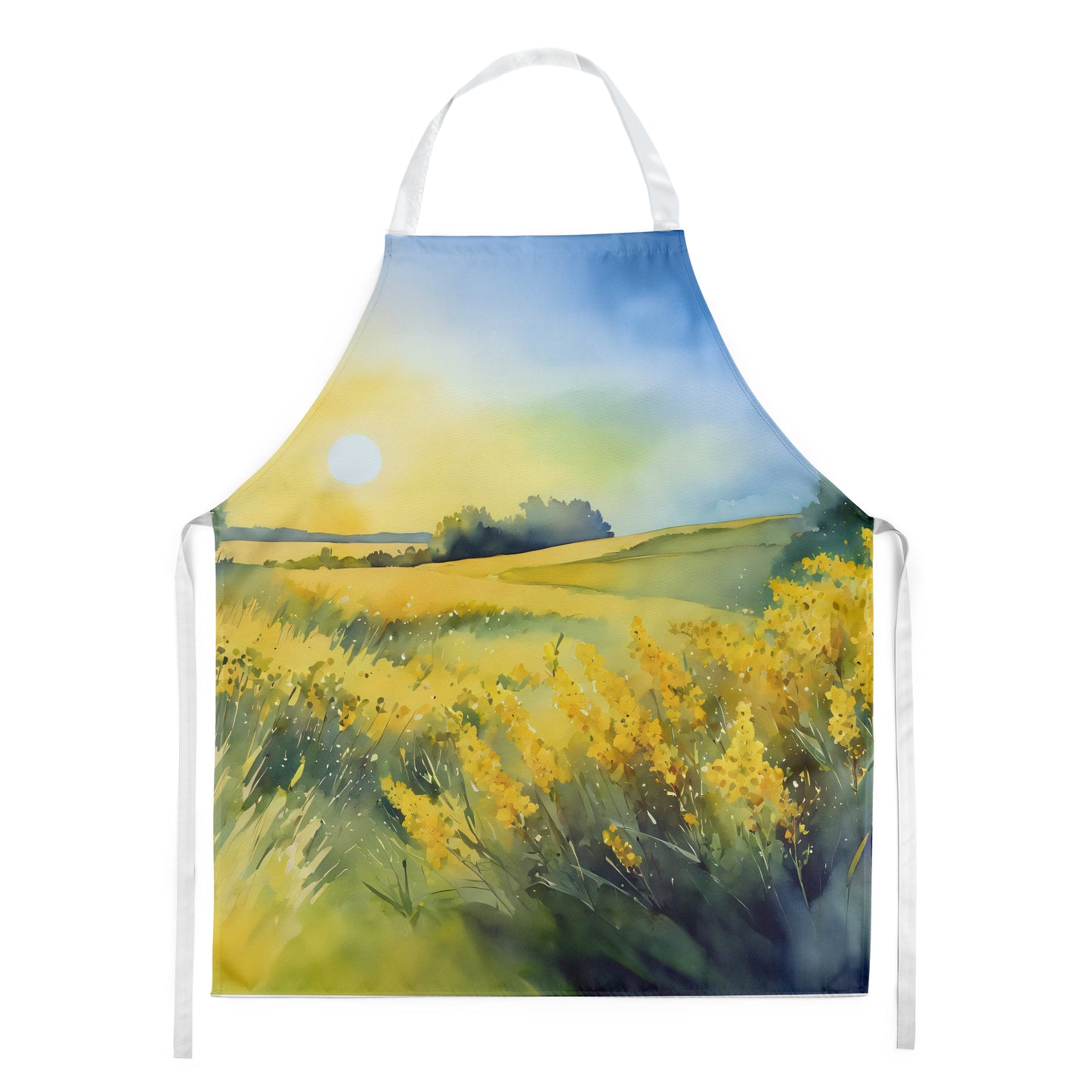 Buy this Nebraska Goldenrod in Watercolor Apron