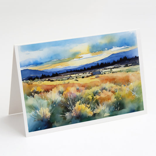 Buy this Nevada Sagebrush in Watercolor Greeting Cards Pack of 8