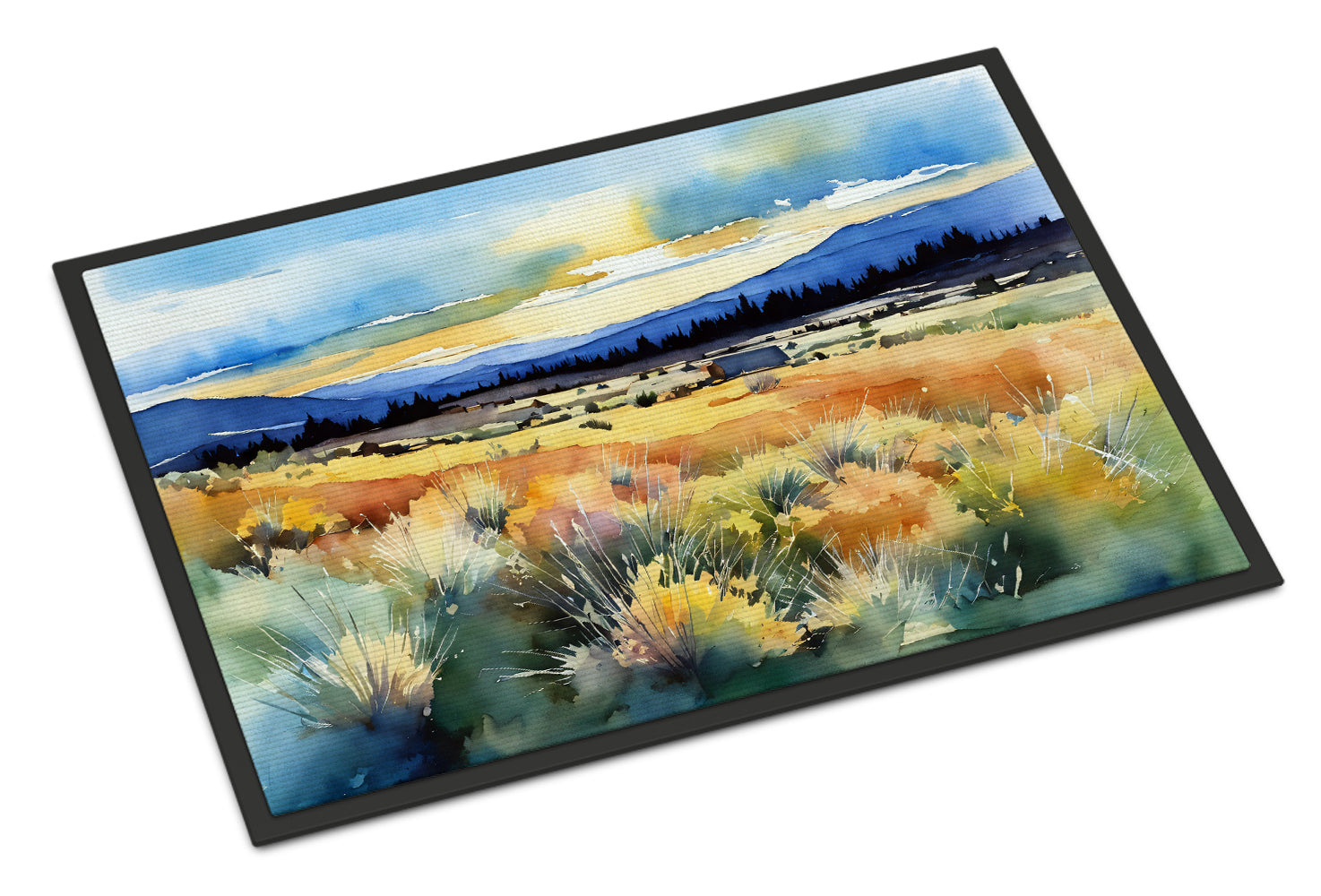 Buy this Nevada Sagebrush in Watercolor Doormat