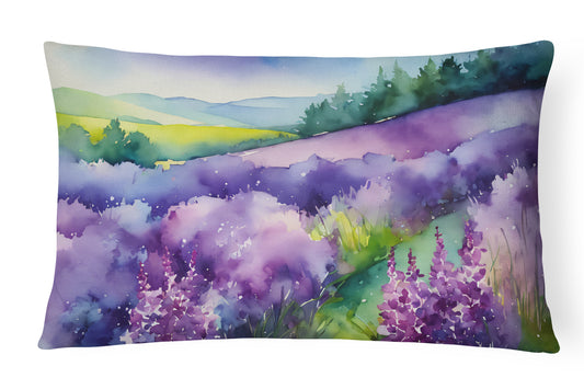 Buy this New Hampshire Purple Lilac in Watercolor Throw Pillow