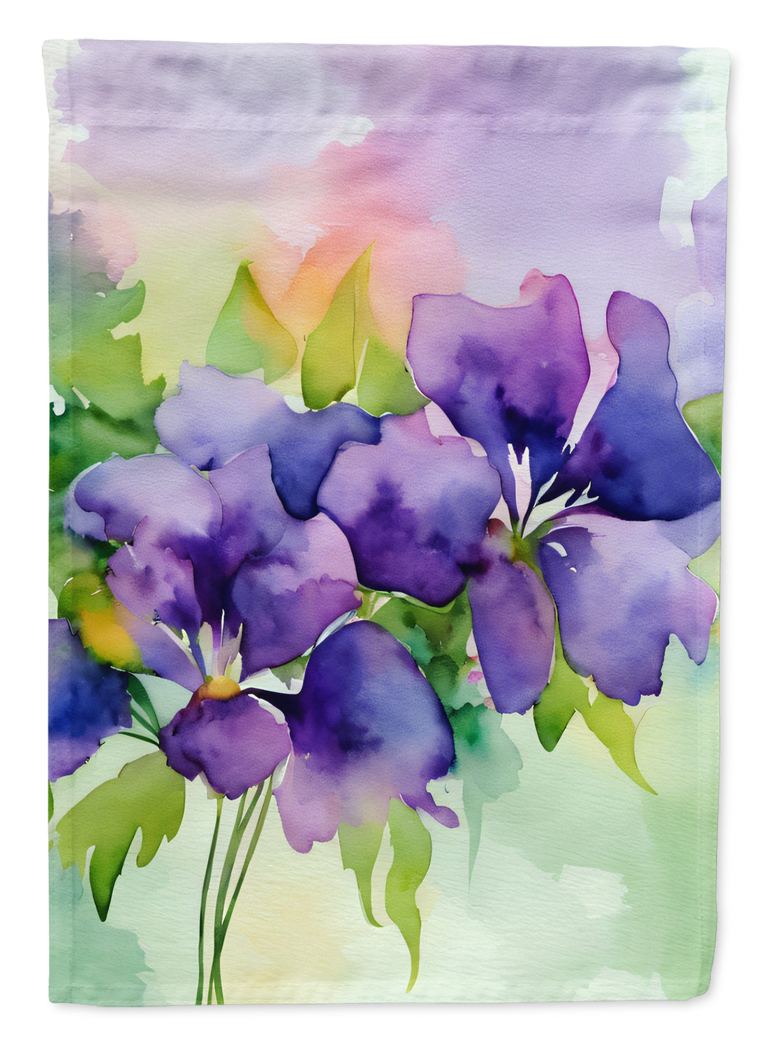 Buy this New Jersey Violet in Watercolor House Flag