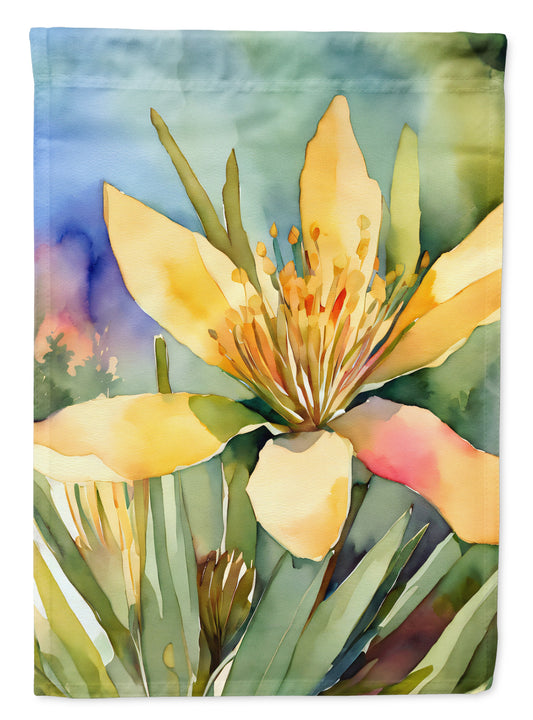 Buy this New Mexico Yucca Flower in Watercolor Garden Flag