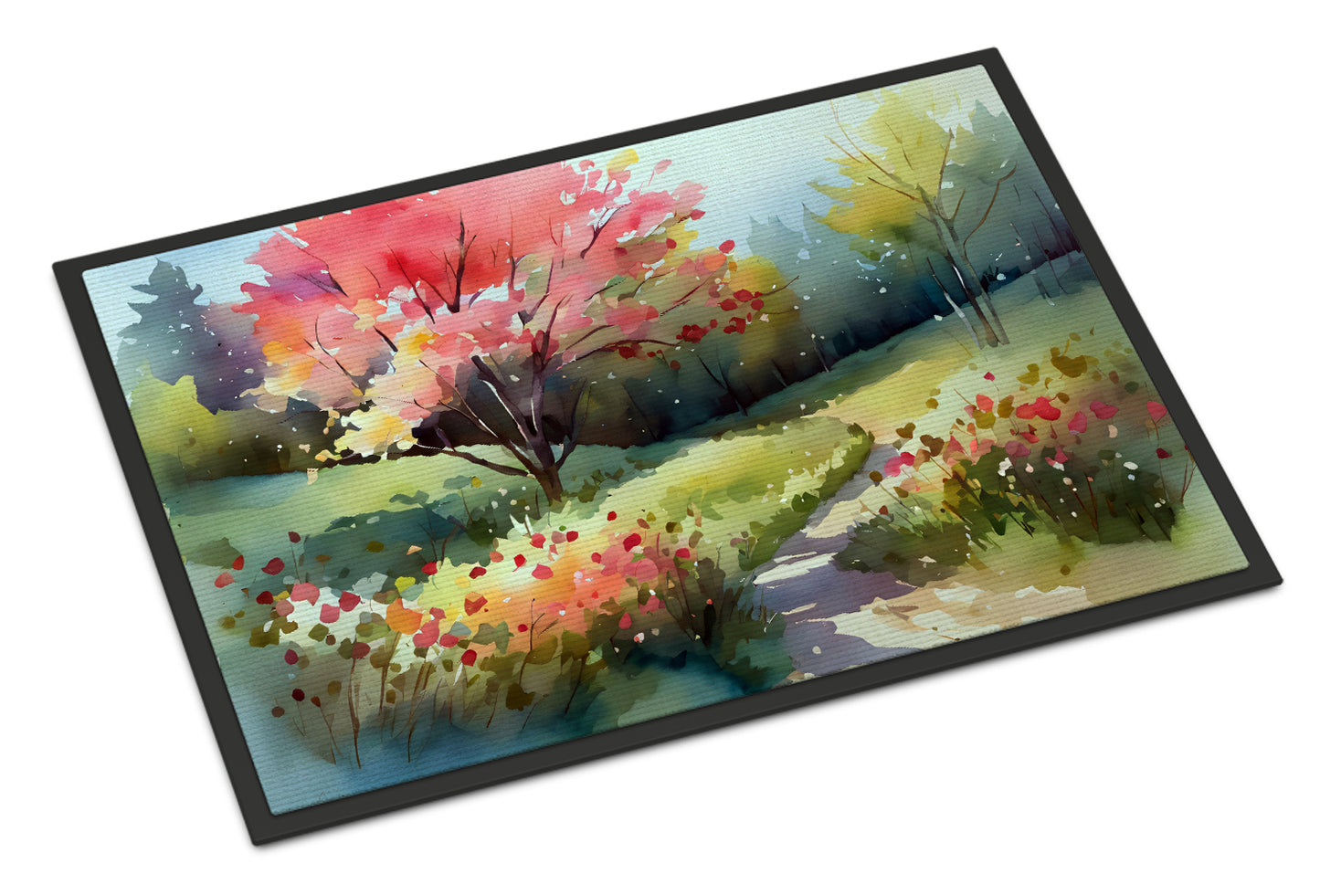 Buy this North Carolina Dogwoods in Watercolor Doormat