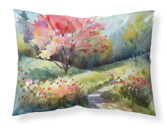 Buy this North Carolina Dogwoods in Watercolor Standard Pillowcase