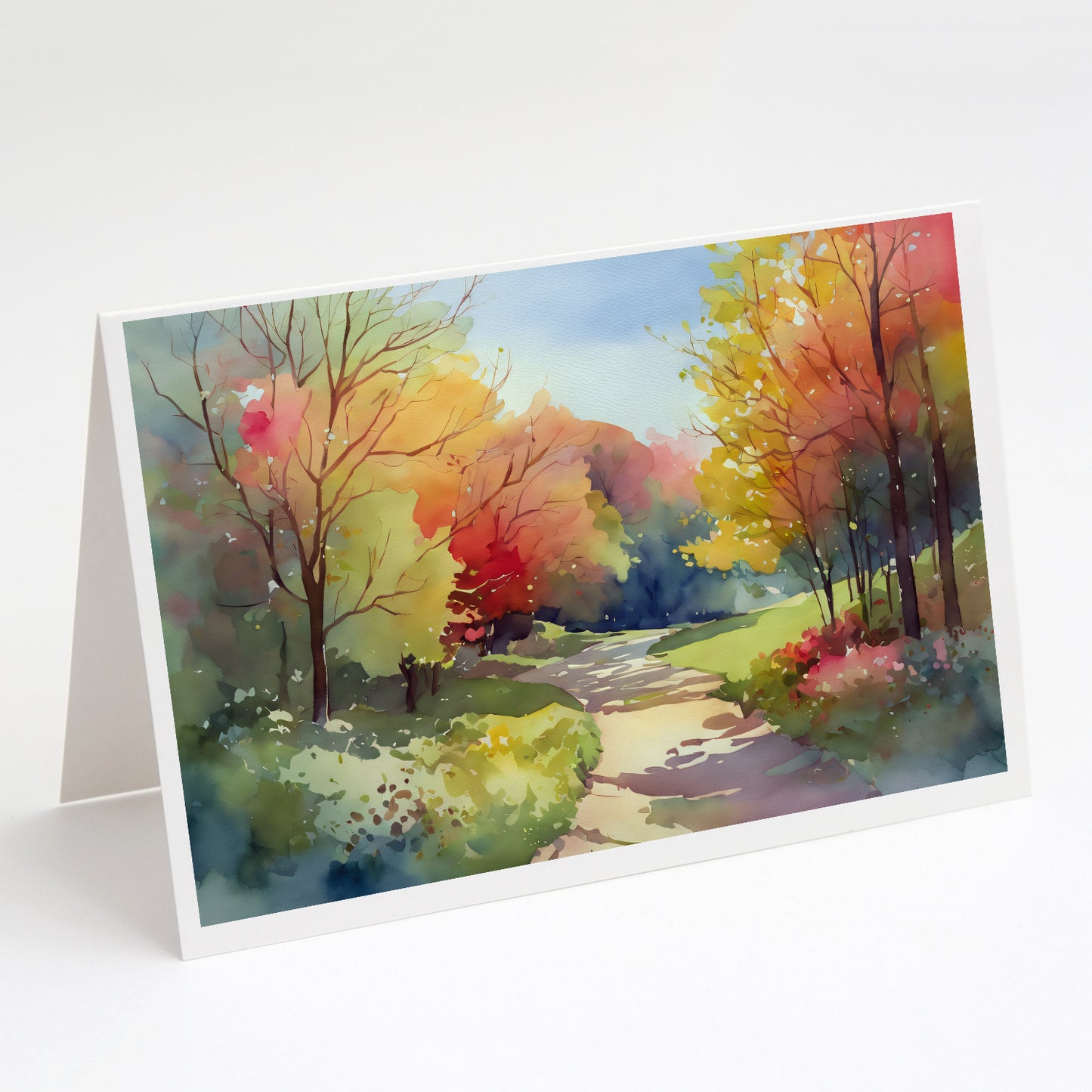 Buy this North Carolina Dogwoods in Watercolor Greeting Cards Pack of 8